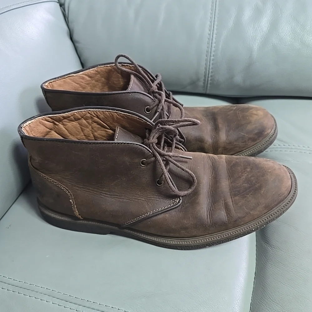 GH Bass & Co‎ Boots Mens 11.5 M Radley Casual Two Eye Chukka Boot Brown Leather